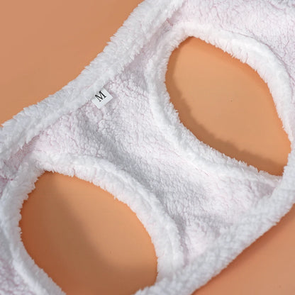 Winter Warm Pet Dog Harness Leash Set Soft Fur Padded Puppy Cat Harness Vest Thick Dogs Vest For Small Medium Dogs Chihuahua Pug