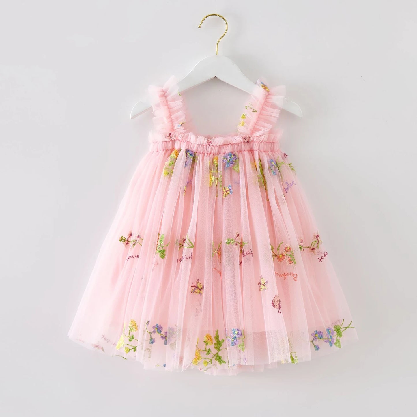 Baby Girl Clothes for Birthday Party 1-5Y Toddler Flower Elegant Luxury Dresses New 3D Butterfly Baby Dress Summer Sweet Outfits
