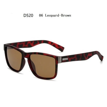 Fashion Square Vintage  Sunglasses Men Women Retro Driving Fishing Luxury Brand Designer Sun Glasses  Eyewear