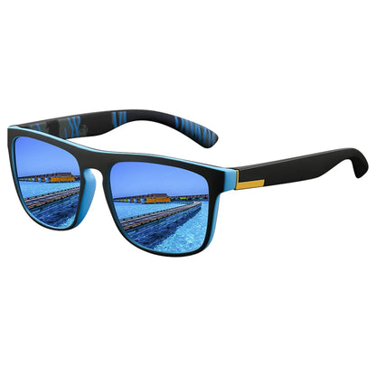 Fashion Square Vintage  Sunglasses Men Women Retro Driving Fishing Luxury Brand Designer Sun Glasses  Eyewear