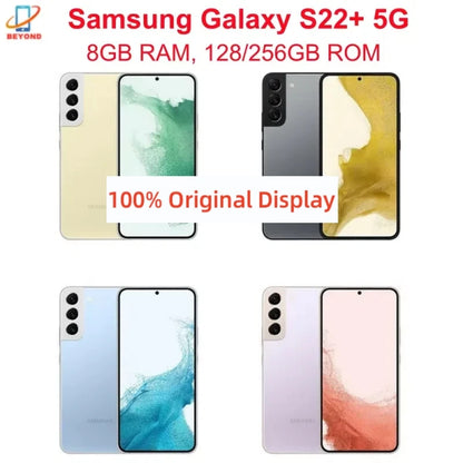 Samsung Galaxy S22+ 5G S22 Plus S906U 128GB 256GB ROM 8GB RAM 6.6' OLED Snapdragon NFC Octa Core Unlocked Android Cell Phone