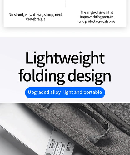 Portable Laptop Stand Notebook Stands Adjustable Ergonomic Laptop Support Base Holder for Macbook Computer Accessories Bracket