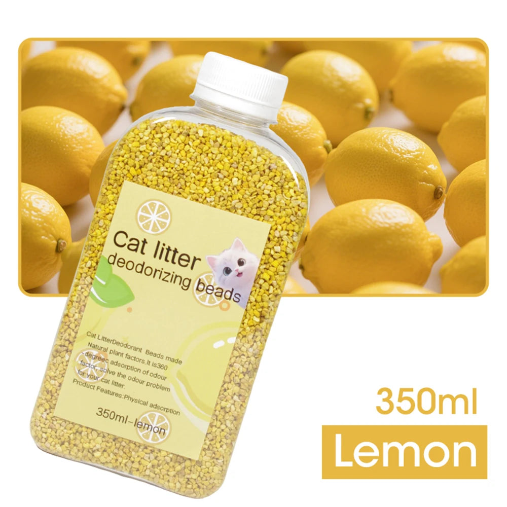 Cat Litter Deodorizer Beads - Eliminate Bad Smell, Safe for Cats & Kittens - Sprinkle & Go! | Non-Toxic
