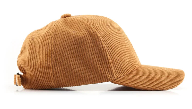 SLECKTON Custom Baseball Cap for Women and Men Fashion Design Brand LOGO Letter Embroidery Hats Corduroy Hats Unisex Wholesale