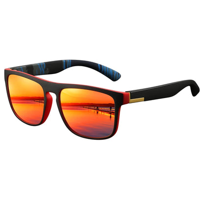 Fashion Square Vintage  Sunglasses Men Women Retro Driving Fishing Luxury Brand Designer Sun Glasses  Eyewear