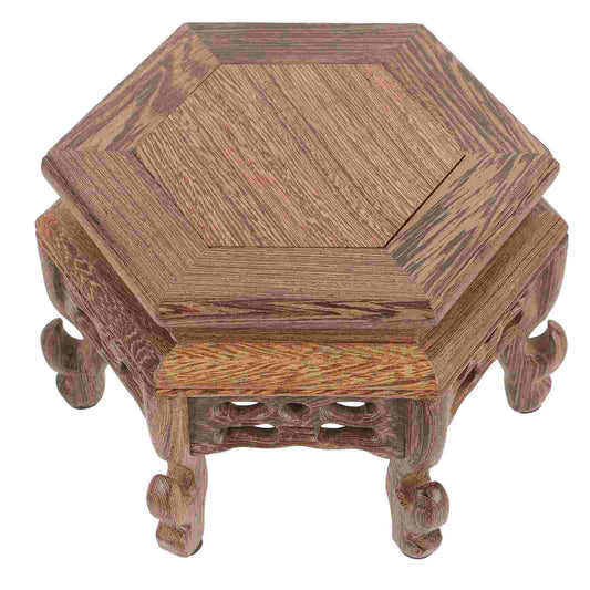 Wood Plant Stands Indoor Wooden Pedestal Flower Pot Base For Display Vase Centerpieces Base Riser Plants Display Pedestal