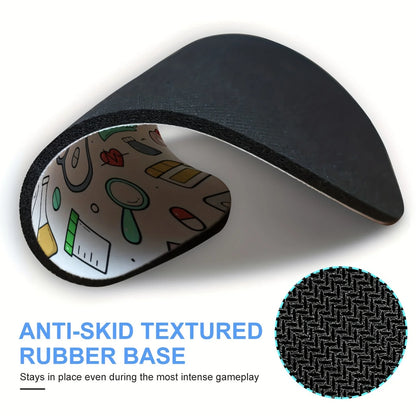 Round Nurses Doctors Office Rug Non-Slip Rubber Mouse Pad Gamers Desk Mat Mousepad Mouse Mat Playmat Set Up Desk Organizer