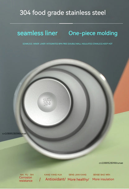 20oz/30oz Thermal Water Bottle With Straw Stainless Steel Car Coffee Mug Keeps Cold and Heat Thermal Mug Tumbler Vacuum Flasks