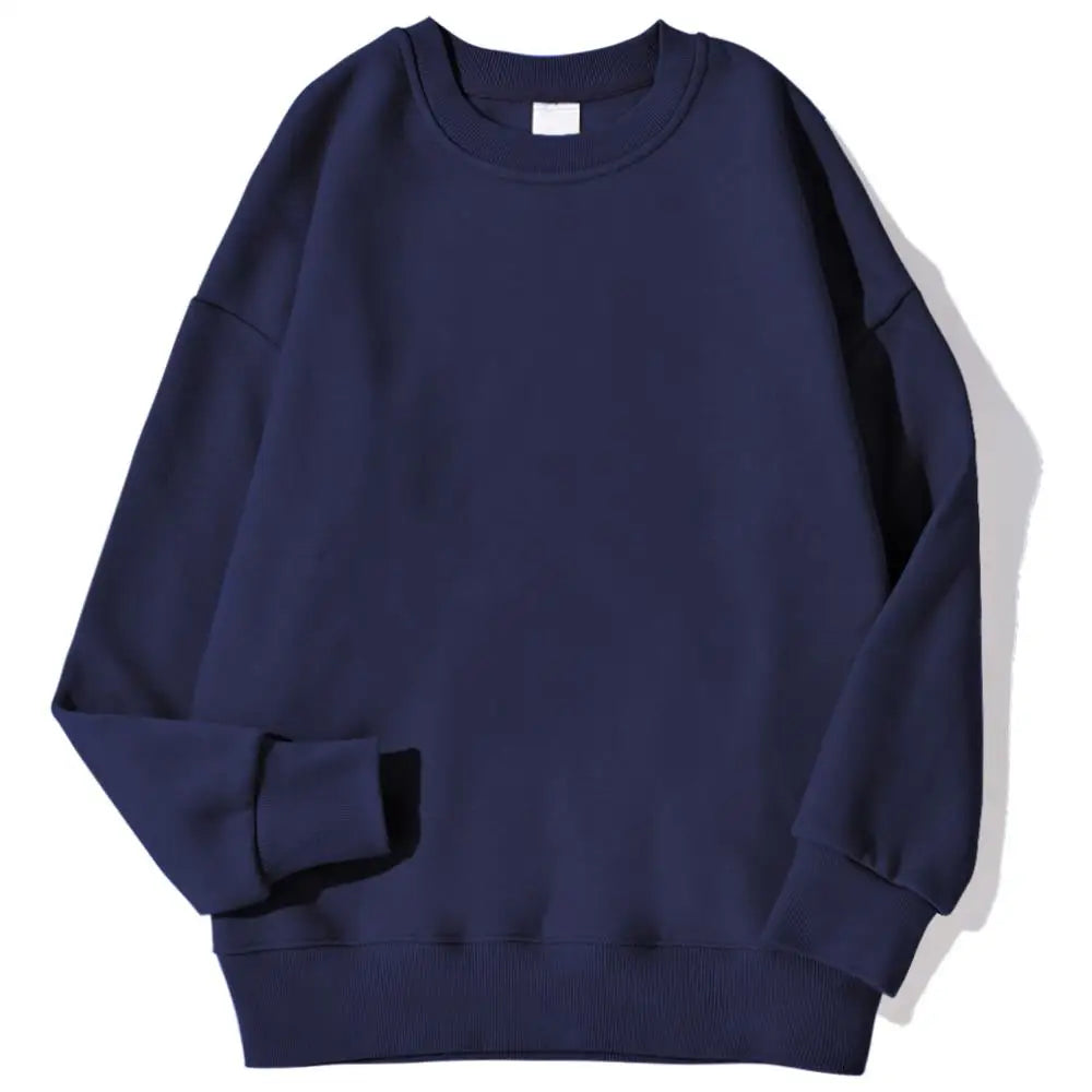DIY 14 Colors Available Hip Hop Culture Man Sweatshirt Autumn Oversize Simple Pullover Street S-Xxl Comfort
