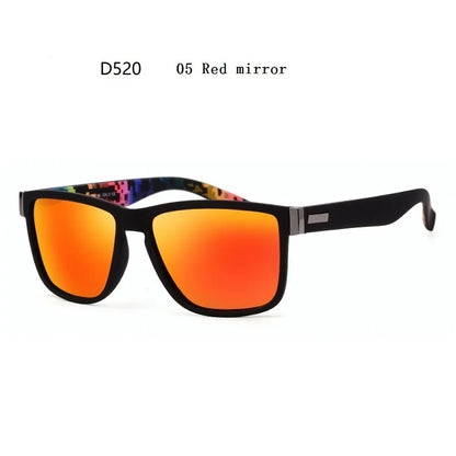 Fashion Square Vintage  Sunglasses Men Women Retro Driving Fishing Luxury Brand Designer Sun Glasses  Eyewear