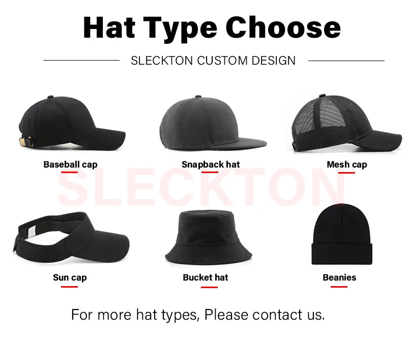 SLECKTON Custom Baseball Cap for Women and Men Fashion Design Brand LOGO Letter Embroidery Hats Corduroy Hats Unisex Wholesale
