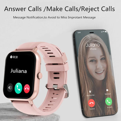 Smart Watches for Man Original 1.83 Inch HD Screen Receive Call Message Reminder Music Play AI Voice Multifunctional Smartwatch