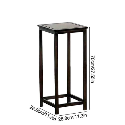 2-Tier Bamboo Plant Stand for Multiple Plants - Ideal for Living Room, Terrace - Indoor/Outdoor Use - Home Decor