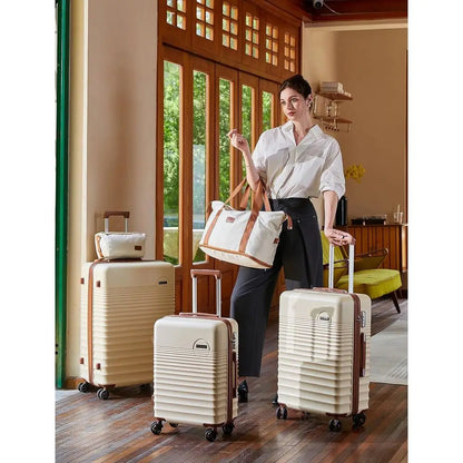 5-Piece Hardshell Luggage Set with Wheels, ABS Carry-On Suitcases, TSA Lock for Travel