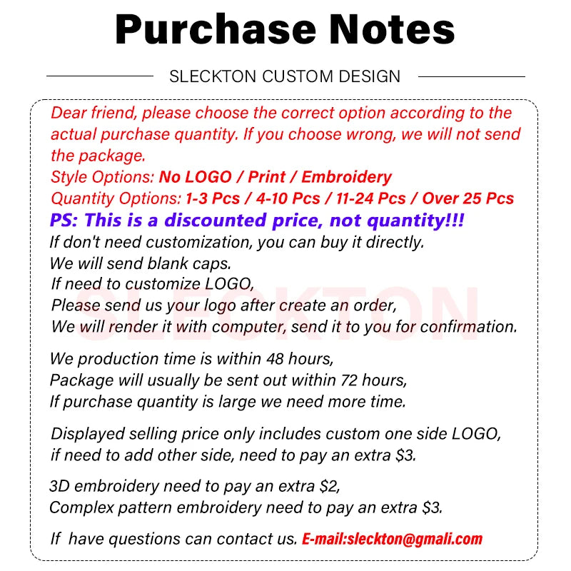 SLECKTON Custom Baseball Cap for Women and Men Fashion Design Brand LOGO Letter Embroidery Hats Corduroy Hats Unisex Wholesale