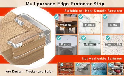 4Pcs/10PCS Children Baby Safety Silicone Protector Table Corner Edge Protection Cover Children Anticollision Edge Guards