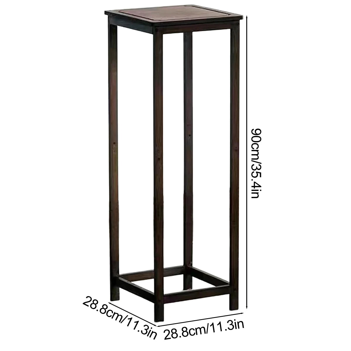 2-Tier Bamboo Plant Stand for Multiple Plants - Ideal for Living Room, Terrace - Indoor/Outdoor Use - Home Decor