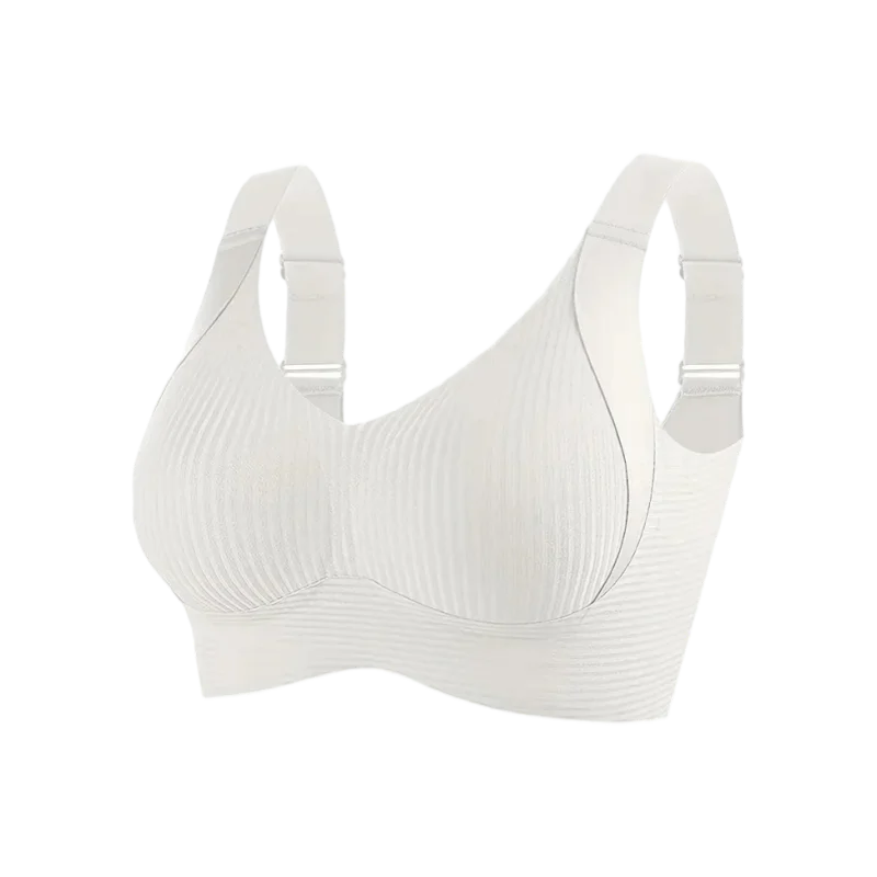 Plus Size Seamless Bra - Wireless Lift Anti-Sagging, Breathable Wide Strap Comfort for Women Daily & Sports