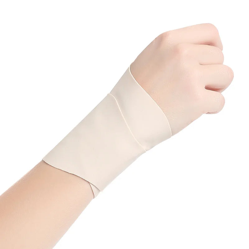 1Pc Elastic Wristband Wrist sleeve Brace Compression Thin Wrist Badminton tennis Wrist Thumb Support Brace Gloves Palm Protector