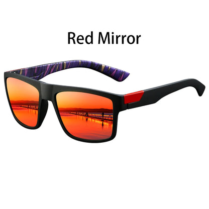 Fashion Square Vintage  Sunglasses Men Women Retro Driving Fishing Luxury Brand Designer Sun Glasses  Eyewear