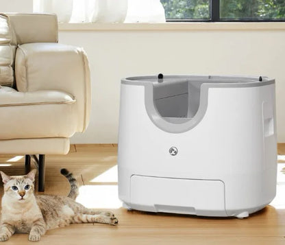 Furoomate - Automatic Smart Cat Litter Box, Self-Cleaning, 11L, High-Capacity Pet Toilet Tray