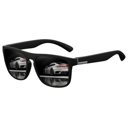 Fashion Square Vintage  Sunglasses Men Women Retro Driving Fishing Luxury Brand Designer Sun Glasses  Eyewear