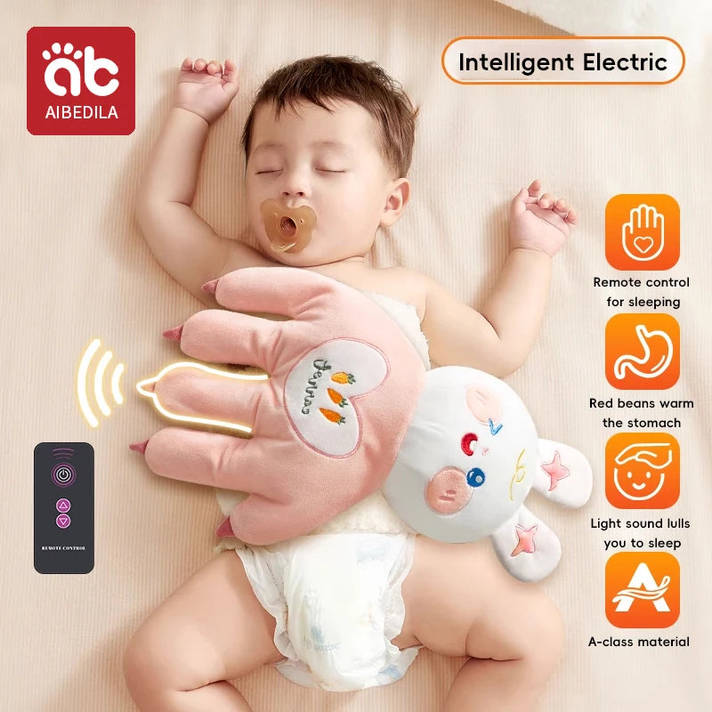 AIBEDILA Soothing Baby Sleep Aid Pillow Babies Soothing Palms Baby Sleep Aid Infant Calming Remote Control Hand Palms Toddler
