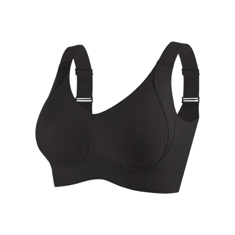 Plus Size Seamless Bra - Wireless Lift Anti-Sagging, Breathable Wide Strap Comfort for Women Daily & Sports