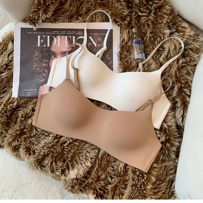 Seamless Bras For Women Small Chest 1/2 Cup Push Up Bra Non-Wire Bra Women Support Underwear Sexy Lingerie Female Intimates