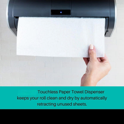 Automatic Paper Towel Dispenser. Touchless Technology.Works with Most Paper Towel Brands.Dispenses The Number of Sheets You Need