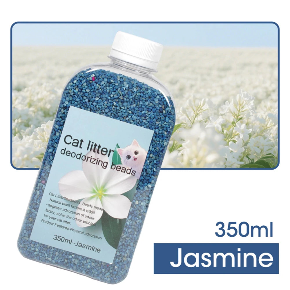 Cat Litter Deodorizer Beads - Eliminate Bad Smell, Safe for Cats & Kittens - Sprinkle & Go! | Non-Toxic