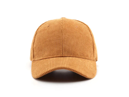 SLECKTON Custom Baseball Cap for Women and Men Fashion Design Brand LOGO Letter Embroidery Hats Corduroy Hats Unisex Wholesale