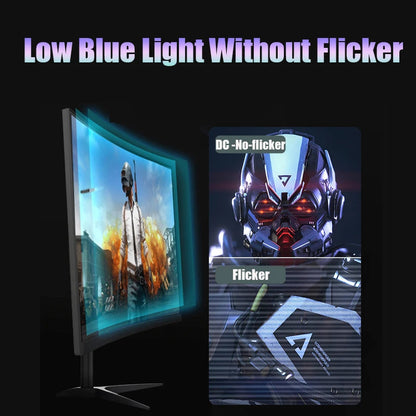 27 Inch VA 165hz Monitors Gamer 1MS 2K QHD 144hz Gaming Monitors PC LCD Curved Screen Monitor for Desktop Displays HDMI DP
