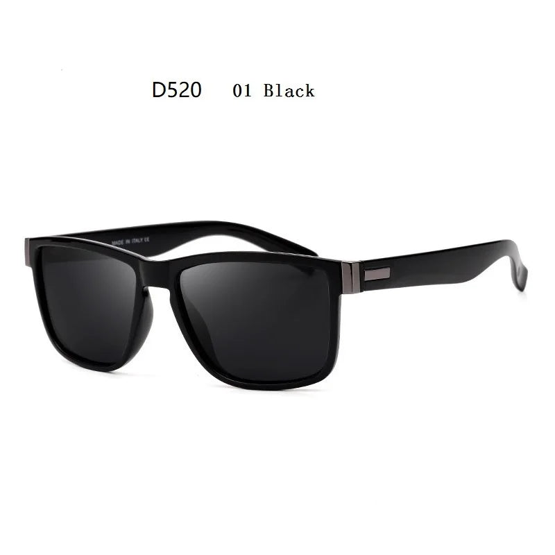 Fashion Square Vintage  Sunglasses Men Women Retro Driving Fishing Luxury Brand Designer Sun Glasses  Eyewear