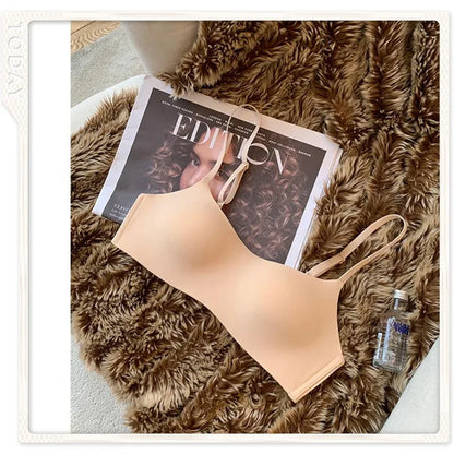 Seamless Bras For Women Small Chest 1/2 Cup Push Up Bra Non-Wire Bra Women Support Underwear Sexy Lingerie Female Intimates