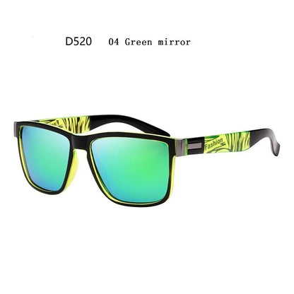 Fashion Square Vintage  Sunglasses Men Women Retro Driving Fishing Luxury Brand Designer Sun Glasses  Eyewear