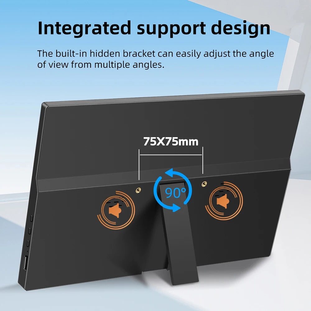 17.3Inch Portable Monitor External Display LCD Screen PC Gamer HDMI-compatible Switch Xbox PS4/PS5 Laptop Display Gaming Monitor