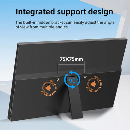 17.3Inch Portable Monitor External Display LCD Screen PC Gamer HDMI-compatible Switch Xbox PS4/PS5 Laptop Display Gaming Monitor