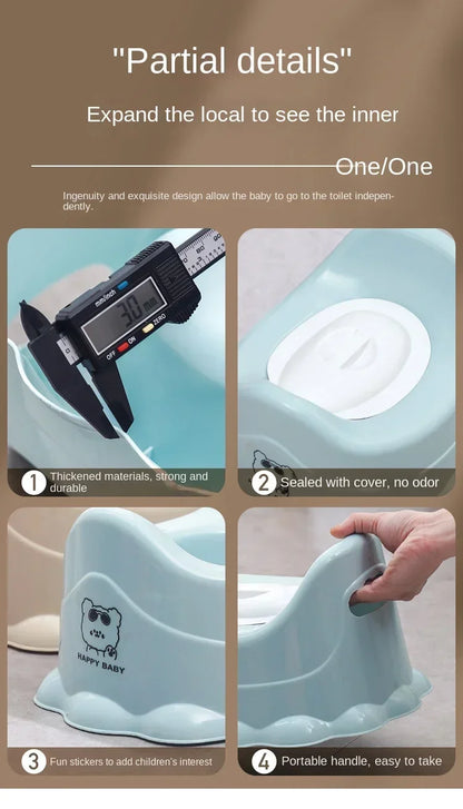 Baby Potties & Seats Kids Toilet Training ThickenedBoys Girls Pot Infant Urinal Basin Smooth PottyStoo TravelToilet Outdoor