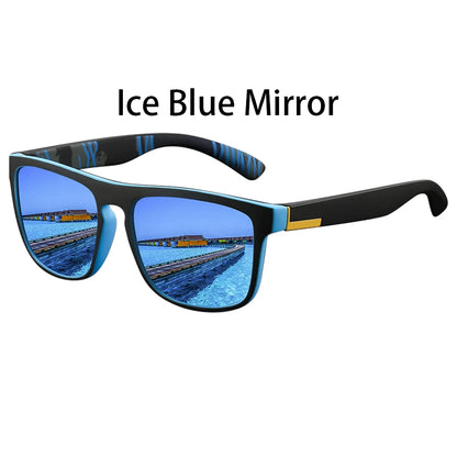 Fashion Square Vintage  Sunglasses Men Women Retro Driving Fishing Luxury Brand Designer Sun Glasses  Eyewear