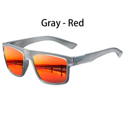 Fashion Square Vintage  Sunglasses Men Women Retro Driving Fishing Luxury Brand Designer Sun Glasses  Eyewear