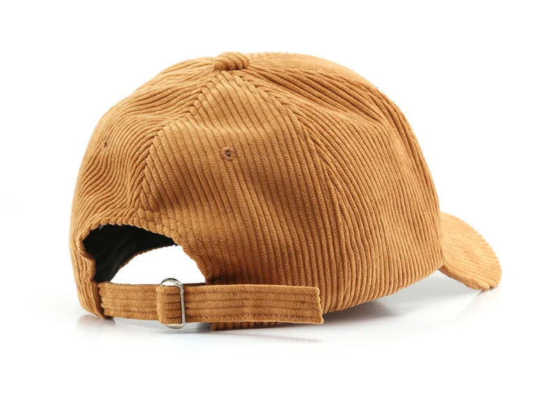 SLECKTON Custom Baseball Cap for Women and Men Fashion Design Brand LOGO Letter Embroidery Hats Corduroy Hats Unisex Wholesale