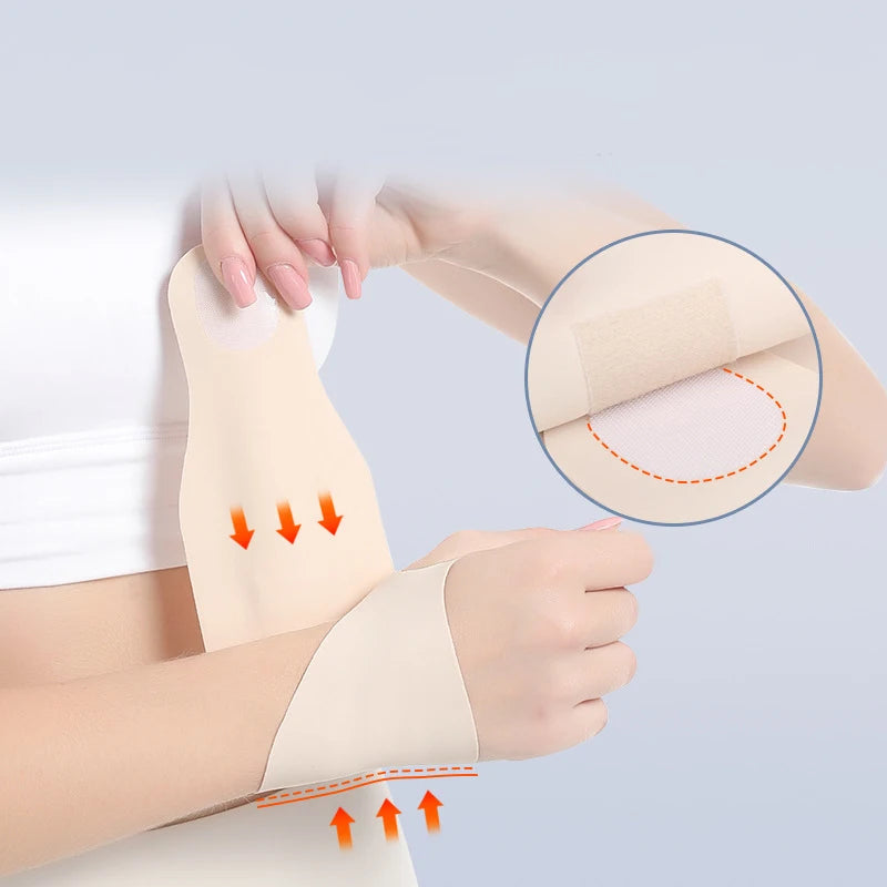 1Pc Elastic Wristband Wrist sleeve Brace Compression Thin Wrist Badminton tennis Wrist Thumb Support Brace Gloves Palm Protector