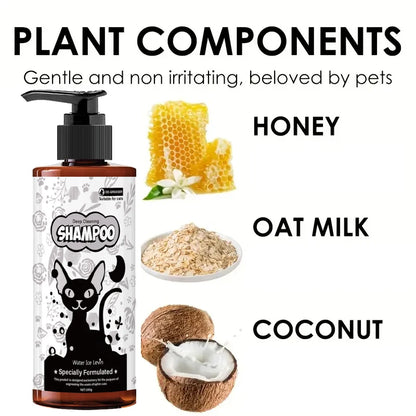 Pet Shampoo, Hair Care and Shower Gel - Gentle Cleansing, Soothing Care for Cats and Dogs, Suitable for All Dog Breeds, a Must-Have for Pet Care