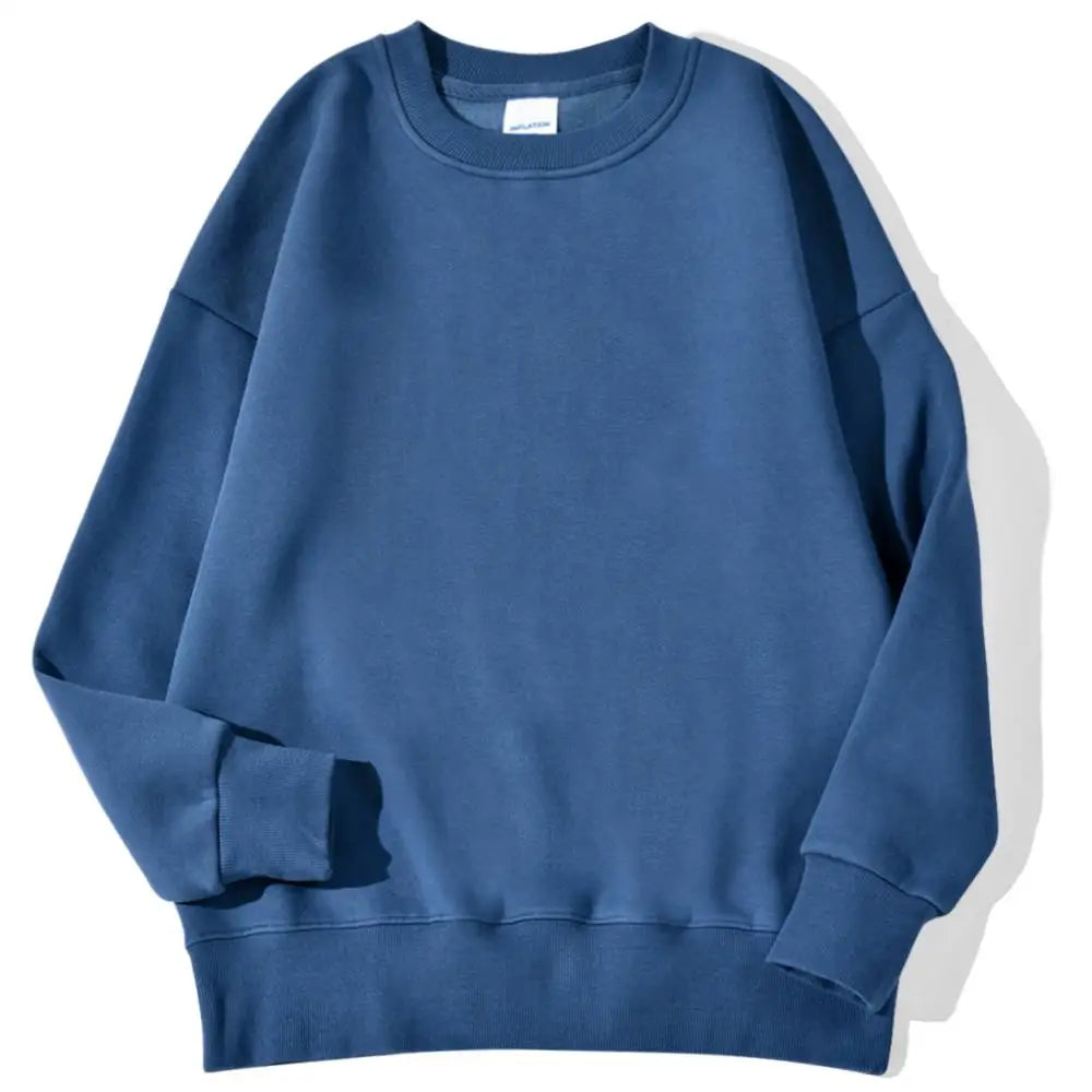 DIY 14 Colors Available Hip Hop Culture Man Sweatshirt Autumn Oversize Simple Pullover Street S-Xxl Comfort