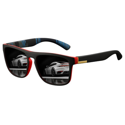 Fashion Square Vintage  Sunglasses Men Women Retro Driving Fishing Luxury Brand Designer Sun Glasses  Eyewear