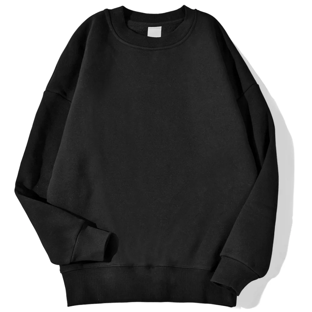DIY 14 Colors Available Hip Hop Culture Man Sweatshirt Autumn Oversize Simple Pullover Street S-Xxl Comfort