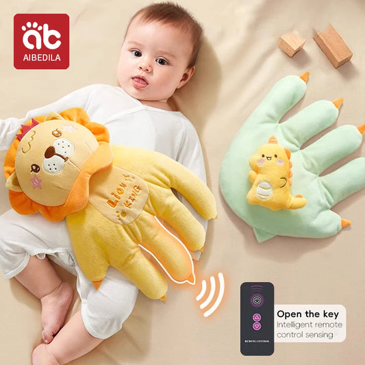 AIBEDILA Soothing Baby Sleep Aid Pillow Babies Soothing Palms Baby Sleep Aid Infant Calming Remote Control Hand Palms Toddler