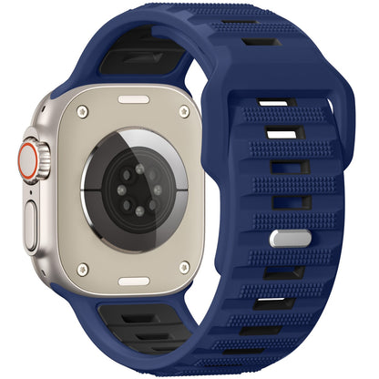 Sport Bands Compatible with Apple Watch Ultra 2/Ultra Band, Compatible with Apple Watch Bands for men 49mm 45mm 44mm 42mm, Silicone Loop Wide Strap for iWatch Series 9 8 7 6 5 4 SE 3 2 1