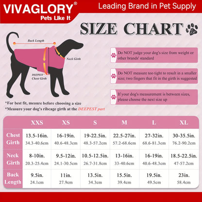 VIVAGLORY Dog Coat Dog Jacket for Winter, 3in 1 Fleece Dog Vest for Christmas Day Dog Fleece Coat with, Reflective Dog Parka Puppy Jacket for Cold Weather Dog Coat with Harness Hole, Warm Puppy Coat Dog Jacket for Halloween F
